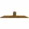 Ekena Millwork Portland Rough Sawn Timber Gable Bracket, Western Red Cedar, 60"W x 17"H x 2"D x 6"F, 7/12 Pitch GBW060X17X0206POR00RWR - alternate 4